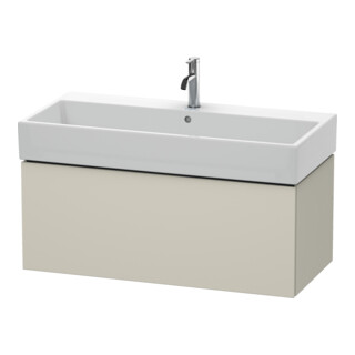 Duravit Meuble sous lavabo L-Cube 98,4 x 45,9 cm, Taupe, 1 tiroir, suspendu