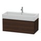Duravit Meuble sous lavabo L-Cube 98,4x45,9 cm, noyer, 1 tiroir, suspendu-1