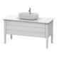 Duravit Meuble sous-lavabo Luv 133,8x57x74,3 cm, 1 tiroir, 1 porte, gris, bleu mat-4