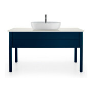 Duravit Meuble sous lavabo Luv 133,8x57x74,3 cm, 1 tiroir, bleu mat s-matt