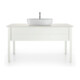 Duravit Meuble sous-lavabo Luv 133,8x57x74,3 cm, 1 tiroir, debout, blanc mat s-matt-1