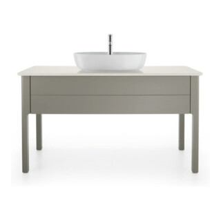 Duravit Meuble sous lavabo Luv 133,8x57x74,3 cm, 1 tiroir, st, st-gr s-mat