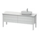 Duravit Meuble sous lavabo Luv 173,3x57 cm, 2 tiroirs, 2 portes, blanc mat s-matt-1