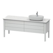 Duravit Meuble sous lavabo Luv 173,3x57 cm, 2 tiroirs, 2 portes, blanc mat s-matt-1