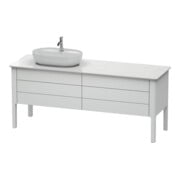 Duravit Meuble sous lavabo Luv 173,3x57 cm, 2 tiroirs, 2 portes, blanc mat s-matt-4