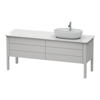 Duravit Meuble sous-lavabo Luv 173,3x57 cm, 2 tiroirs, 2 portes, st, r, No w m