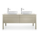 Duravit Meuble sous-lavabo Luv 173,3x57x74,3 cm, 2 tiroirs, 2 portes, chêne, T m-1