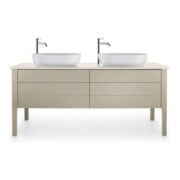 Duravit Meuble sous-lavabo Luv 173,3x57x74,3 cm, 2 tiroirs, 2 portes, chêne, T m