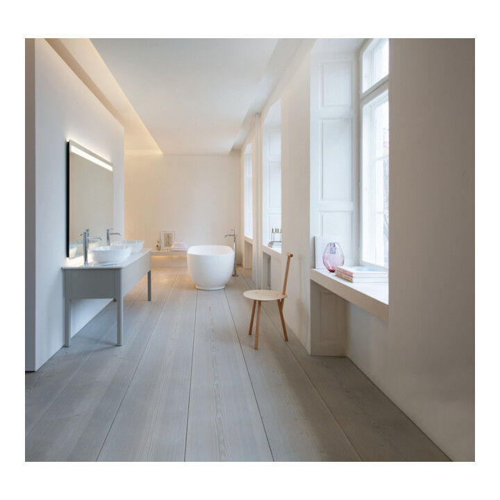 Duravit Meuble sous lavabo Luv 173,3x57x74,3 cm, 2 tiroirs, debout, blanc mat s-matt