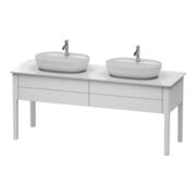 Duravit Meuble sous lavabo Luv 173,3x57x74,3 cm, 2 tiroirs, st, bleu mat s-matt-2