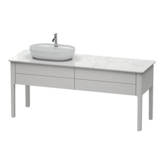 Duravit Meuble sous-lavabo Luv 173,3x57x74,3 cm, 2 tiroirs, st, L, No w m