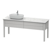 Duravit Meuble sous-lavabo Luv 173,3x57x74,3 cm, 2 tiroirs, st, L, No w m-1