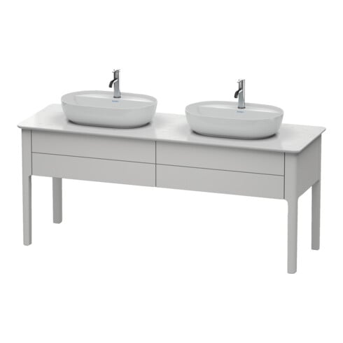 Duravit Meuble sous-lavabo Luv 173,3x57x74,3 cm, 2 tiroirs, st, No we s-mat