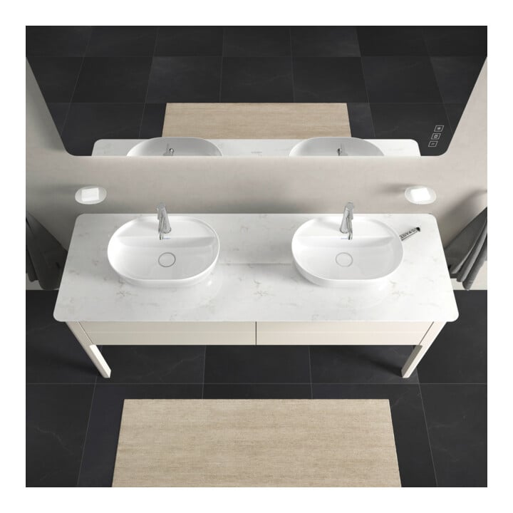 Duravit Meuble sous-lavabo Luv 173,3x57x74,3 cm, 2 tiroirs, st, No we s-mat