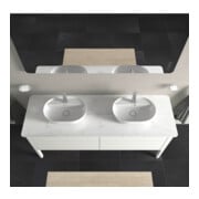 Duravit Meuble sous lavabo Luv 173,3x57x74,3cm, 2 tiroirs, 2 portes, blanc mat-4