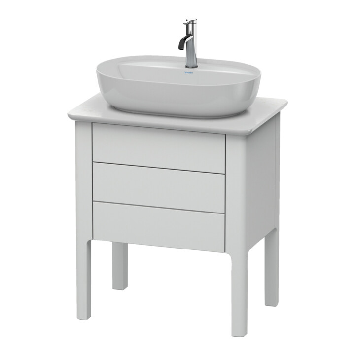 Duravit Meuble sous lavabo Luv 63,8x45x74,3 cm, 1 tiroir, 1 porte, st, No w m