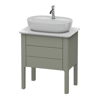 Duravit Meuble sous lavabo Luv 63,8x45x74,3 cm, 1 tiroir, 1 porte, st, st-gr m