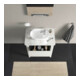 Duravit Meuble sous lavabo Luv 63,8x45x74,3 cm, 1 tiroir, debout, blanc mat s-matt