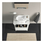 Duravit Meuble sous lavabo Luv 63,8x45x74,3 cm, 1 tiroir, debout, blanc mat s-matt-5
