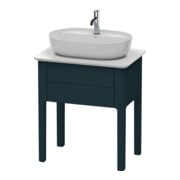 Duravit Meuble sous lavabo Luv 63,8x45x74,3 cm, 1 tiroir, debout, bleu mat s-matt-1
