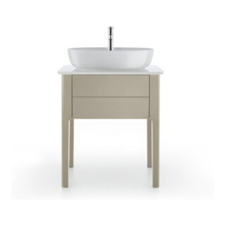 Duravit Meuble sous lavabo Luv 63,8x45x74,3 cm, 1 tiroir, debout, Taupe mat