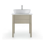 Duravit Meuble sous lavabo Luv 63,8x45x74,3 cm, 1 tiroir, debout, Taupe mat