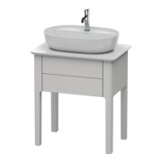 Duravit Meuble sous lavabo Luv 63,8x45x74,3 cm, 1 tiroir, st, Nord blanc mat