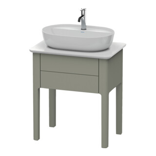 Duravit Meuble sous lavabo Luv 63,8x45x74,3 cm, 1 tiroir, st, st-gr s-mat
