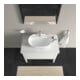 Duravit Meuble sous-lavabo Luv 93,8x57x74,3 cm, 1 tiroir, 1 porte, blanc mat-2