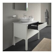 Duravit Meuble sous-lavabo Luv 93,8x57x74,3 cm, 1 tiroir, 1 porte, blanc mat-4