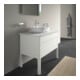 Duravit Meuble sous-lavabo Luv 93,8x57x74,3 cm, 1 tiroir, 1 porte, blanc mat-5