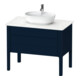 Duravit Meuble sous-lavabo Luv 93,8x57x74,3 cm, 1 tiroir, 1 porte, blanc mat-1