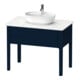 Duravit Meuble sous lavabo Luv 93,8x57x74,3 cm, 1 tiroir, debout, bleu mat s-matt-1