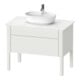 Duravit Meuble sous lavabo Luv 93,8x57x74,3cm, 1 tiroir, 1 porte, st, No w m-1