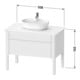 Duravit Meuble sous lavabo Luv 93,8x57x74,3cm, 1 tiroir, 1 porte, st, No w m
