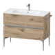 Duravit Meuble sous-lavabo mural Sivida 101x59,1x47,7 cm, 2 tiroirs, E Marm, G chr-1