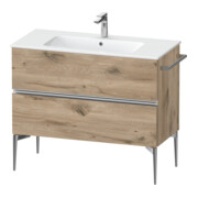 Duravit Meuble sous-lavabo mural Sivida 101x59,1x47,7 cm, 2 tiroirs, E Marm, G chr