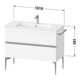 Duravit Meuble sous-lavabo mural Sivida 101x59,1x47,7 cm, 2 tiroirs, vert m, G chr-3