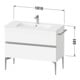 Duravit Meuble sous lavabo mural Sivida 101x59,1x47,7 cm, 2 tiroirs, vert m, G sw-3