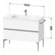 Duravit Meuble sous-lavabo mural Sivida 101x59,2x47,7 cm, 2 tiroirs, blanc brillant, taille S-5