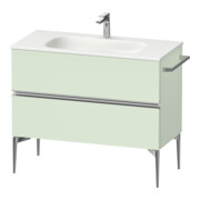 Duravit Meuble sous-lavabo mural Sivida 101x59,2x47,7 cm, 2 tiroirs, vert m, G chr
