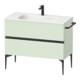 Duravit Meuble sous-lavabo mural Sivida 101x59,2x47,7cm, 2 tiroirs, vert m, G sw-1