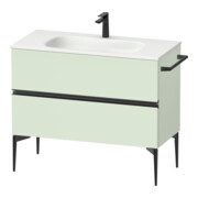 Duravit Meuble sous-lavabo mural Sivida 101x59,2x47,7cm, 2 tiroirs, vert m, G sw
