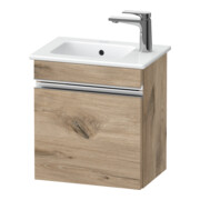Duravit Meuble sous-lavabo mural Sivida 40x44,3x28,7 cm, D., droite, blanc œuf, chrome