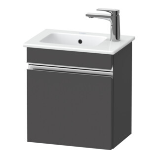 Duravit Meuble sous-lavabo mural Sivida 40x44,3x28,7 cm, P, D, graphite mat, Gr. chr