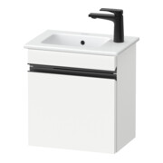 Duravit Meuble sous lavabo mural Sivida 40x44,3x28,7 cm, porte, droite, blanc mat, taille S