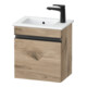 Duravit Meuble sous-lavabo mural Sivida 40x44,3x28,7 cm, porte, droite, blanc œuf, taille sw-1