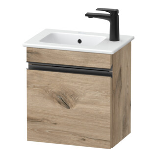 Duravit Meuble sous-lavabo mural Sivida 40x44,3x28,7 cm, porte, gauche, blanc œuf, taille S