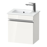 Duravit Meuble sous lavabo mural Sivida 40x44,3x28,7 cm, T., droite, blanc brillant, chromé
