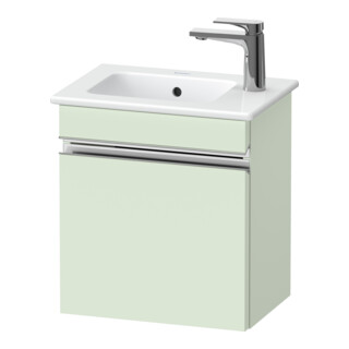 Duravit Meuble sous-lavabo mural Sivida 40x44,3x28,7 cm, T., gauche, vert mat, Gr. chr